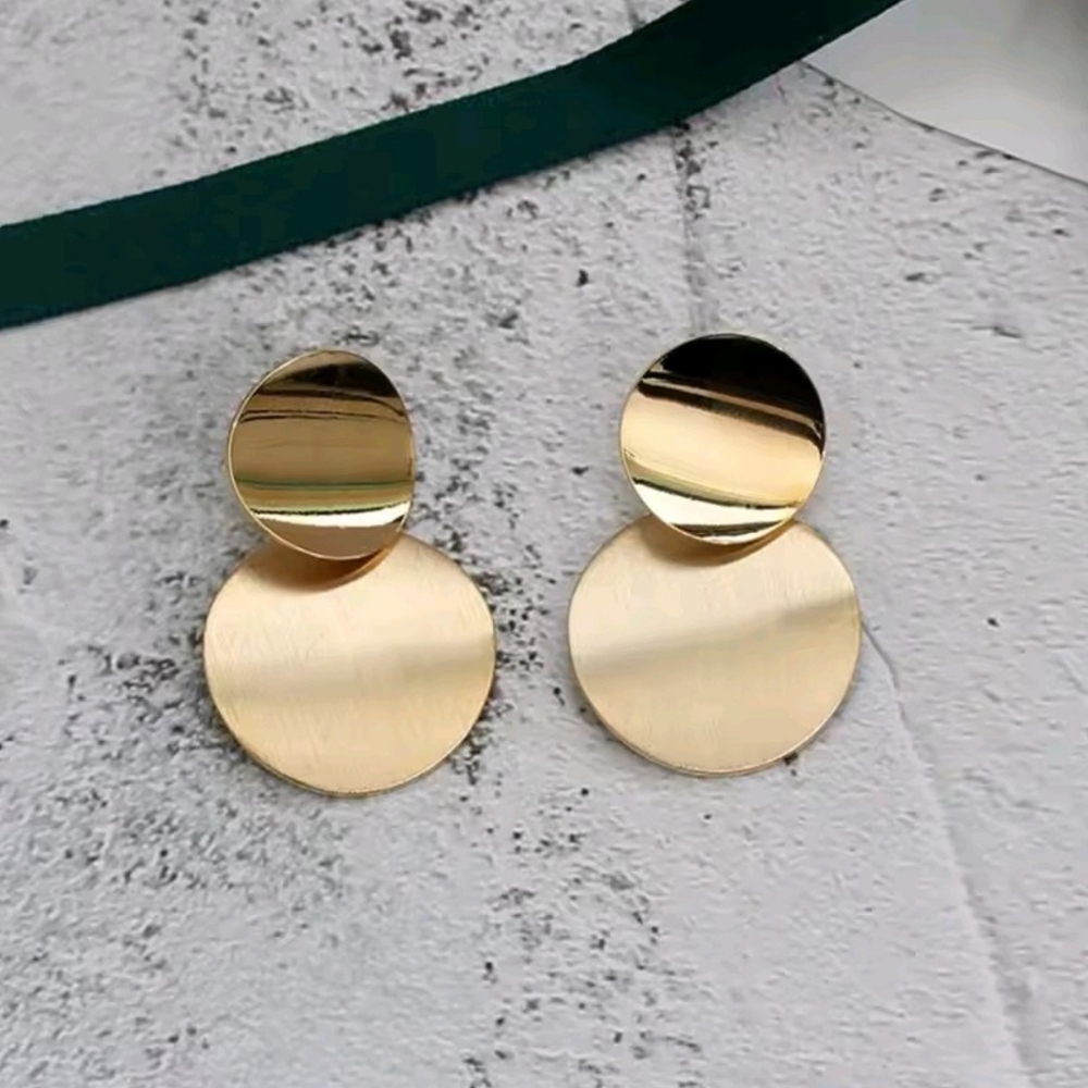 Gold Statement Earrings